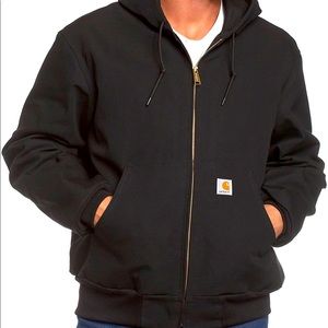 Carhartt Canvas Bomber Jacket: Duck Thermal Hoodie